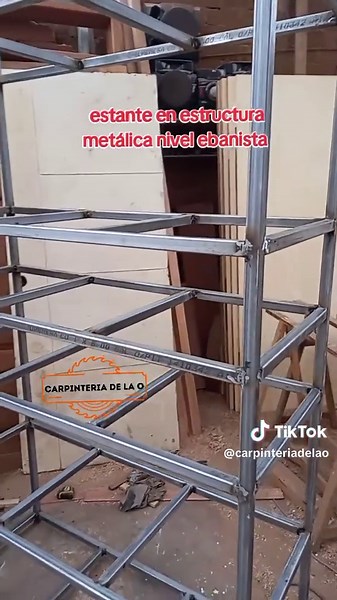 Estante en Estructura Metálica: Medidas y Proyectos