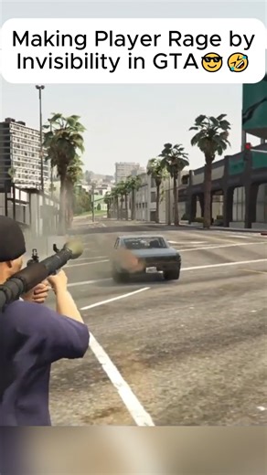 making player rage by invisibility in gta #gta #gtav #gta5 #gtaonline #gaming #short