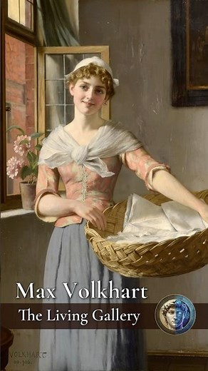 Max Volkhart's Most Intimate Paintings Brought to Life with AI Animation