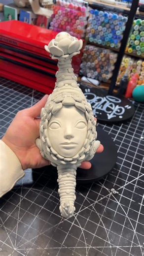 Pedro Baez on Instagram: "My first attempt at using Apoxie sculpt an air dry epoxy putty that’s super durable and easy to sculpt lol but it definitely has a bit of a learning curve in comparison to polymer clay it has some things that are easier with epoxy than with polymer but I think I prefer polymer clay for its ability to capture detail and unlimited working time! But I highly recommend using it together to build up larger pieces since it doesn’t require baking! Here’s the finished sculpture