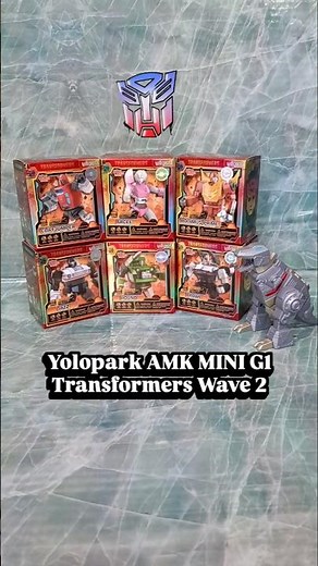 Unboxing Yolopark AMK MINI G1 Transformers Wave 2 #transformers #yolopark #modelkit #autobots