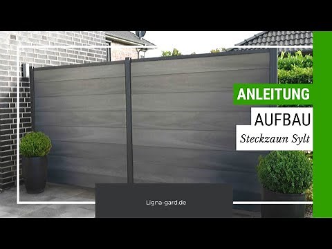 Aufbau BPC Steckzaun Sylt