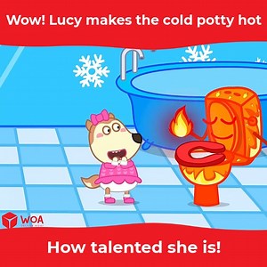 34K views · 245 reactions | Does Lucy have a miracle? #WOANETWORK Watch more: https://go.woanetwork.com/PlaylistCartoonForKids | Wolfoo Series | Facebook