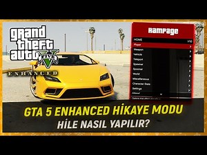 GTA 5 ENHANCED - HOW TO CHEAT? - (Story Mode) & (Rampage Trainer Installation)