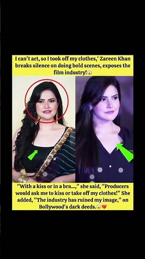 Zareen Khan opens up on harsh judgment in Bollywood 🎬💔