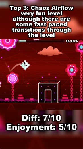 Top 3 easiest medium demons (my opinion) #geometrydash #gd #gdupdate #easydemons #gaming