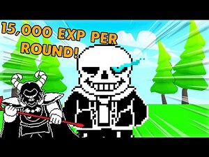 Undertale Tower Defense: Best Way to Gain Levels (13000 EXP PER ROUND)
