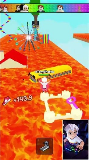 Can I Escape the Lava in Roblox? 😱 #roblox #games