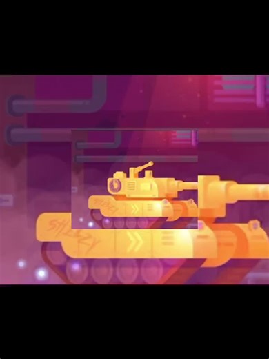 Animated Colorful Tanks in Dynamic Action Scene