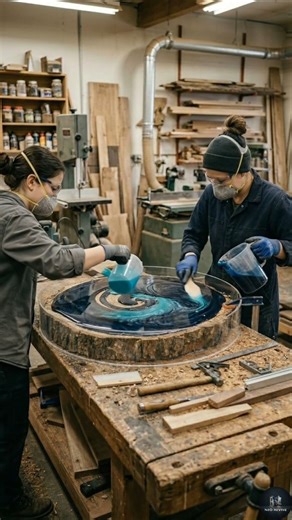 We Turned a Table Into an Ocean Vortex 🌊