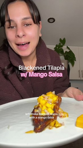 Blackened Tilapia with Mango Salsa Recipe