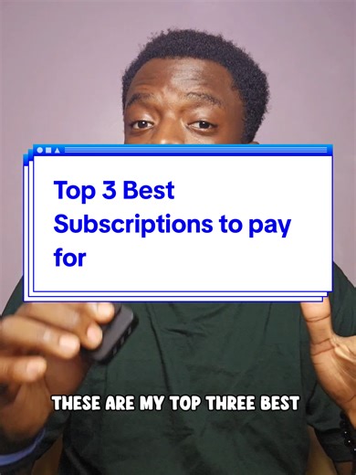 Top 3 Best Subscriptions to pay for