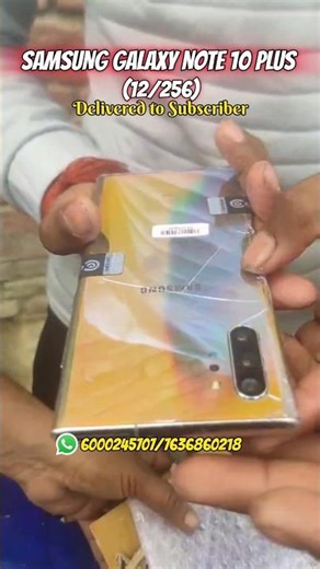 Samsung Galaxy Note 10 Plus Grade D- /🤯🔥 Quick Unboxing #unboxing #cashify