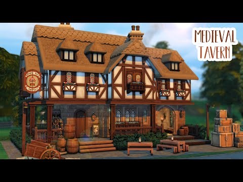 Medieval Tavern ⚔🐴...(Sims 4 Speed Build)