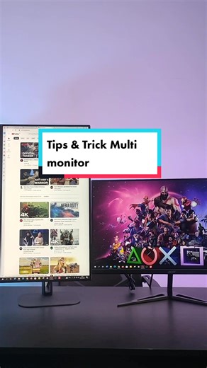 nah cara multi monitor nih #itshoponline #itshopsby #tipsandtricks #monitorhack #FullHD #slimbezel #GamingMonitor#multimonitor