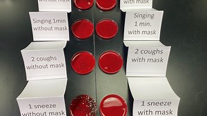 Mask Up: Trouble Shooters' experiment shows face masks work