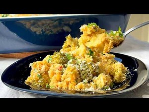 Meatless Dinner! Oven-Baked Lentils with Broccoli – Simple and Delicious