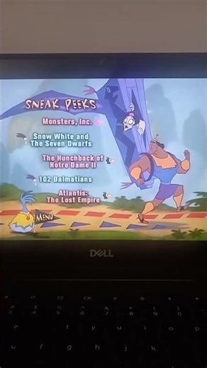 The Emperor's New Groove 2001 DVD Sneak Peeks Menu (May 1, 2001) (29 seconds)