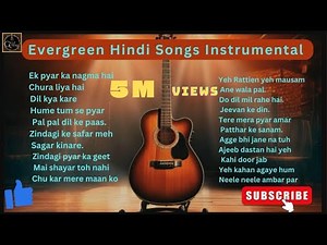 Evergreen hindi song #instrumental #music #guitar #hindisong #india #softmusic #song #relaxingmusic