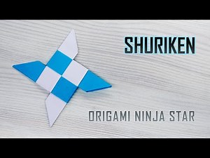 Make Your Own Boomerang Paper Ninja Star with Origami