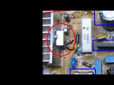 Panasonic TV power supply failure