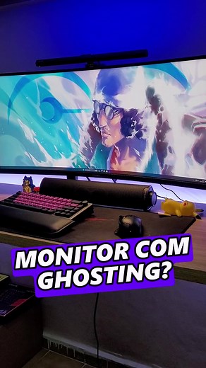 COMO VER SE O MONITOR TEM GHOSTING