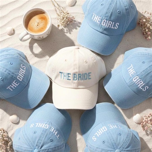Personalized Embroidered Bride Squad Baseball Cap: Custom Bachelorette Party Hat, Bridal Shower Gift - Etsy