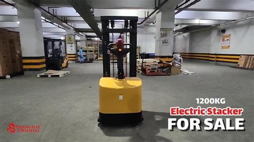 1200KG Electric Stacker FOR SALE ELECTRIC STACKER SPECS Model: CDD12-030 Specs: Load capacity: 1200kg Lifting height: 3000mm AC controller AC driving motor (1.5kw) DC liftingmotor (3.0kw) Lead acid batteryy: 24v/210Ah With battery charger With fork dimension: 685*1150mm Without folding flatform Without protection arm Send us a message for more information and price! - Angelica-0919084-4534 - Miguel-09761090575 | ShanghaiOriental