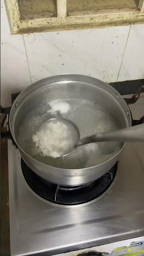 Cooking Dried beef for Khmer porridge in breakfast time