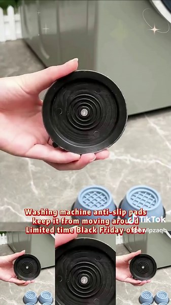 Mold-proof, moisture-proof, slip-resistant, shock-absorbing. Washing machine pads: no puddles, no wobbling! #WasherPads #ProductRecommendation #AntiVibrationPads #BlackFriday #TikTokShopBlackFriday
