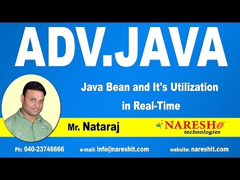 Java Bean and It's Utilization in Real-Time | Advanced Java Tutorial | Mr.Nataraj