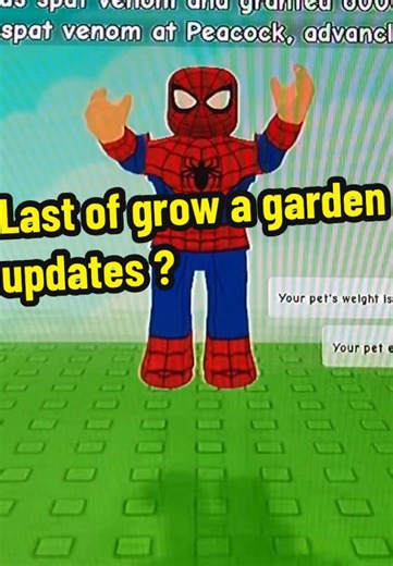 According to @TheRobloxMom grow a garden 2 is coming and updates for grow a garden are ending :( #robloxfyp #roblox #growagarden