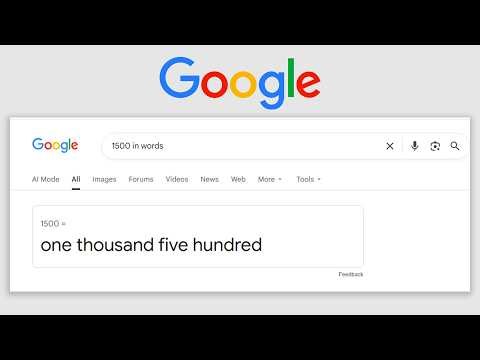 How to Convert Numbers into Words Using Google Search