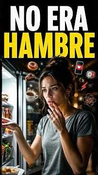Por qué comes aunque no tengas hambre #salud #psicología