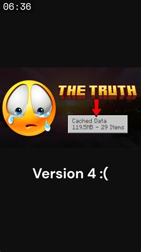 The Truth about Minecraft Cached Data resource pack folder #minecraft #bedrock