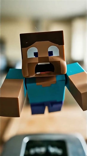 DON'T put Steve in a Toaster! 🍞💀 (Wait for the BONK) #shorts