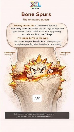 🦴 Bone Spurs — The Hidden Build-Up Inside Your Knees