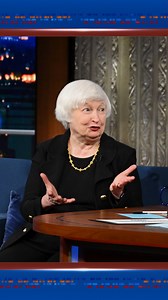 299K views · 9.4K reactions | Were hallucinogenic mushrooms part of Secretary Janet Yellen’s talent rider?  #Colbert #JanetYellen | The Late Show with Stephen Colbert | Facebook