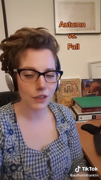 the difference between #autumn and #fall in #english. #language #linguistics #learnontiktok #fyp