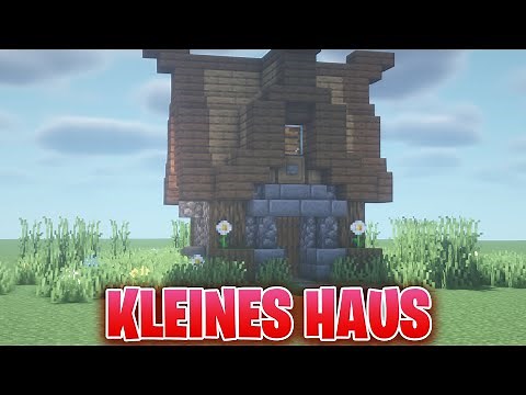 Minecraft kleines Haus bauen Survival Tutorial Deutsch mit Einrichtung