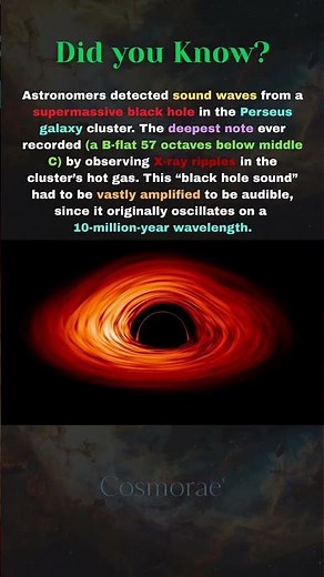 The deepest sound in the universe #space #science