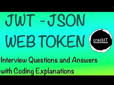 JWT Interview Questions - Frequently asked !! | With Code | CrackIT