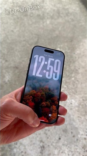 iPhone 17 Pro Deep Blue and Autumn Forest Custom Daily Wallpaper 🍂🌳 #shorts #trending #iphone #ios