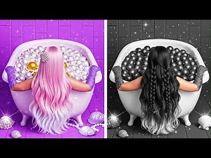 Mermaid Lost in a Gothic World! 💄 Dark Makeover Changes Everything!