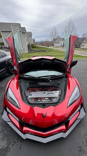 1.7K views · 29 reactions | Another beautiful day in New York working on Corvettes is complete! A gorgeous Red Mist C8 Z06 gets her wings! Marek sir it was a pleasure getting to work on your Corvette. Thank you for your hospitality today. My 422nd vertical door installation on the Corvette C8 is complete. Take care everyone and drive safe. #bokeynomotorsports #corvette #verticaldoors #c8z06 #redmist #c8verticaldoors #lambodoors #govertical #stayvertical | Bokeyno Motorsports | Facebook