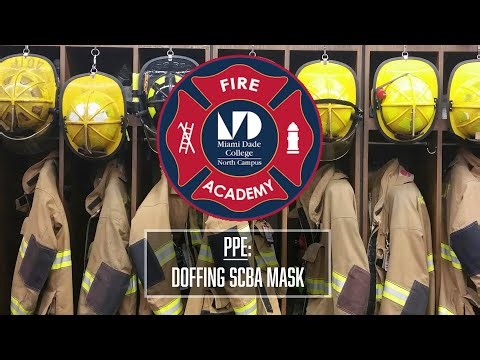 DOFFING SCBA MASK