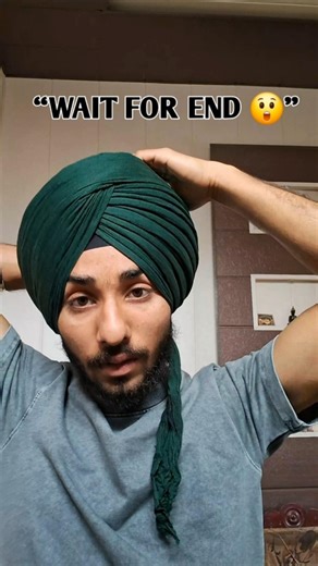 👉 Wait for End 😳 | Pagg Sikhni Aa? Easy Turban Tutorial #shorts