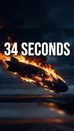The Hindenburg Burned in Just 34 Seconds #history #chernobyl