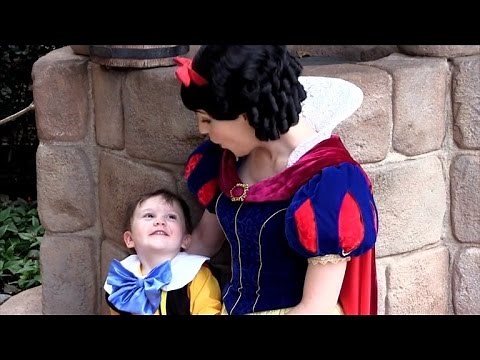 Watch 2-Year-Old Boy With Autism Fall In Love with Snow White at Disney