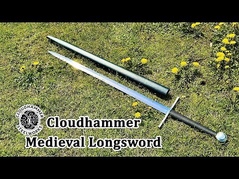Cloudhammer Medieval Longsword Review & Test Cutting with ‪@UnsheathedSwordReviews‬